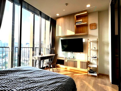 Condos for rent BTS Asok : 🔺 For Rent Condo NOBLE AROUND SUKHUMVIT 33 Building 1, Floor 19,Studio, Room size 27 sqm