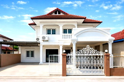 เช่าบ้านเดี่ยว บุญถาวร เกษตรนวมินทร์ : ตลาดปัฐวิกรณ์ 900ม. DIY Chocolate Ville 1.74กม. บ้านใหญ่มาก 3-4นอน 3-4คัน ประเสริฐมนูกิจ40-44 นวมินทร์111 โพธิ์แก้ว 64ตร.ว. 256ตร.ม.