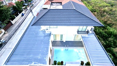 บ้านเดี่ยว บางละมุง ชลบุรี : Pool Villa for Sale East Pattaya 3 Bedroom Private Pool