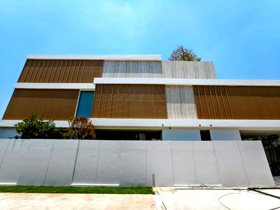 บ้านเดี่ยว การไฟฟ้านครหลวง เขตบางเขน : ✨✨✨บ้านเดี่ยว Ultra Luxury 3 ชั้น  📍พื้นที่ 870 ตร.ม. พร้อมลิฟต์ + สระ + Courtyard กลางบ้าน