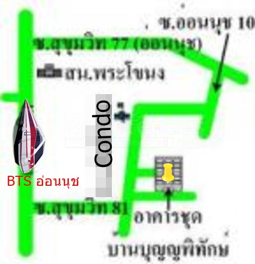 รูป ให้เช่า คอนโด บ้านบุญญพิทักษ์ ราคาถูก ไกล้BTS อ่อนนุช - รูปที่ 2/10