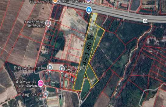 รูป ขายที่ดิน ฉะเชิงเทรา 48-1-80.5 ไร่  ต.เขาหินซ้อน อ.พนมสารคาม จ.ฉะเชิงเทรา - รูปที่ 5/5