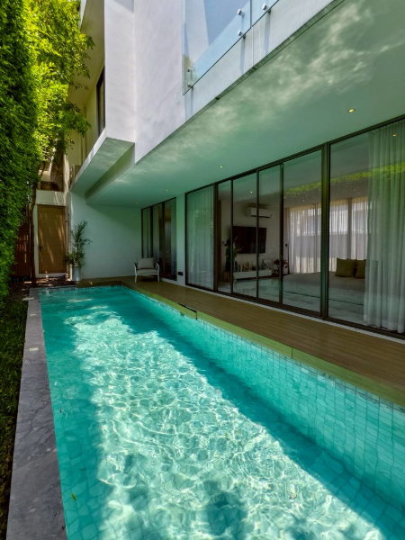 รูป 🌊บ้าน Pool Villa 📍ในประเสริฐมนูกิจ 25  แค่เปิดบ้านก็เหมือนได้วาปปไปรีสอร์ทส่วนตัว บนที่ดิน 104 ตร.ว.   - รูปที่ 5/11