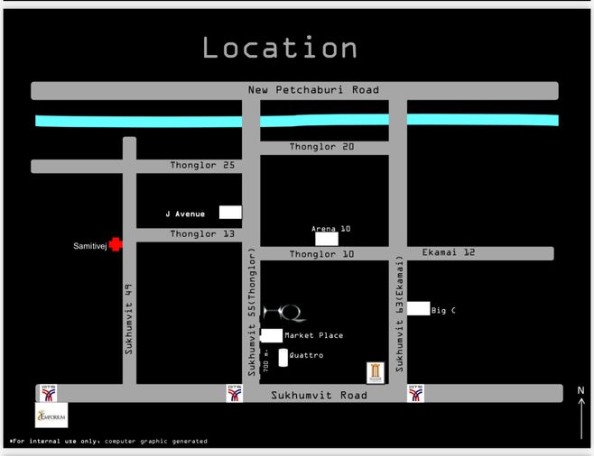 For ren condo HQ Thonglor 2 Bed 80.94 Sq.m  (S05-3853)