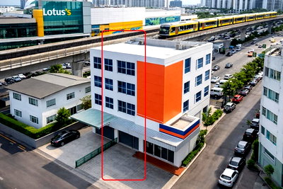 เช่าอาคารพาณิชย์ ม.เอแบค : ลาดพร้าว115-121 โชว์รูม อาคารพาณิชย์ 3.5 ชั้น 3นอน 3 ห้องน้ำ เดอะมอลล์บางกะปิ800ม. แฮปปี้แลนด์เซ็นเตอร์ 200ม.