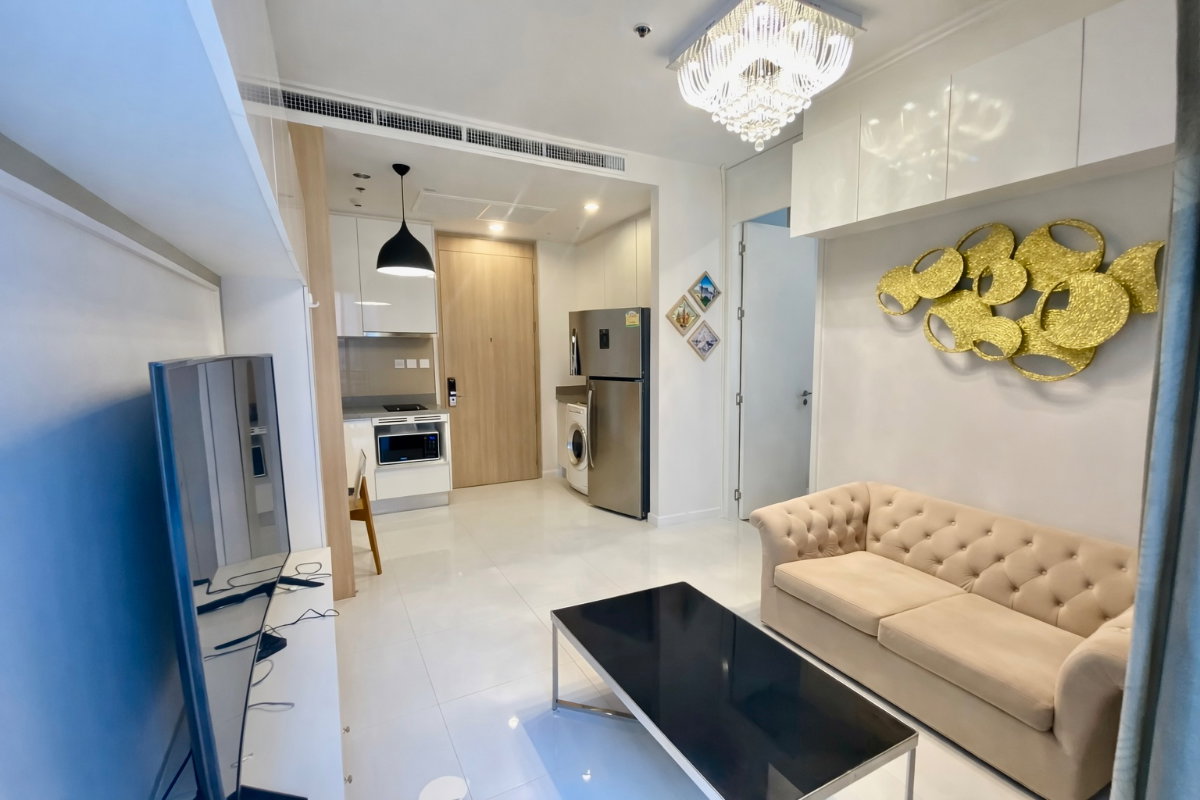 รูป ให้เช่าคอนโด M Ladprao ห้องชั้นสูง วิวเมืองสวย เลี้ยงสัตว์ได้ พร้อมอยู่ ทำเลลาดพร้าว ใกล้รถไฟฟ้า ใช้ชีวิตสะดวกครบทุกด้าน - รูปที่ 1/16