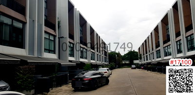 Townhouses for rent : 3-story townhome for rent, Arden Pattanakarn 30, near Airport Link Ramkhamhaeng station.