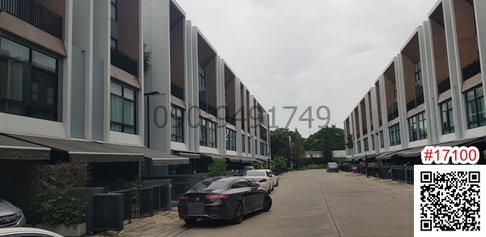 3-story townhome for rent, Arden Pattanakarn 30, near Airport Link Ramkhamhaeng station.