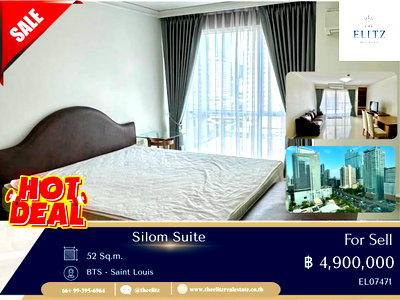 คอนโด BTS เซนต์หลุยส์ : ✨ สัมผัสความสะดวกสบายอย่างเต็มที่ Silom Suite พร้อมสิ่งอำนวยความสะดวกครบครัน ❤️