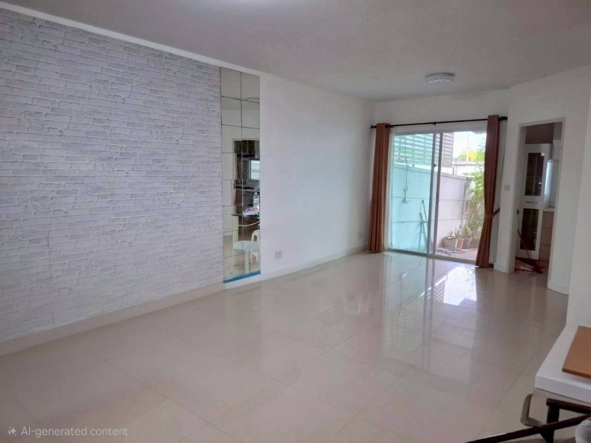 Townhome for rent, project on main road, Town Plus Theparak, 157 sq m, 27 sq wa