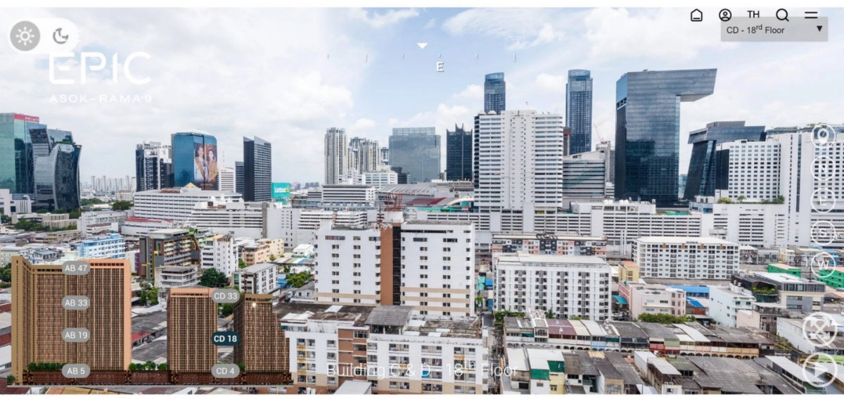 รูป [เจ้าของขายเอง] ขายดาวน์🌟Nue Epic Asok-Rama 9 ห้อง 1 Bed Plus ชั้น 25 ตึก D (Pet Friendly Building)  - รูปที่ 13/14