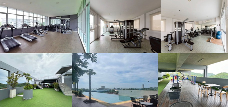 รูป ขายคอนโด ซีฮิลล์ ศรีราชา พื้นที่ 52 ตร.ม ห้องริม ชั้น 5 ตึก C, วิวทะเล & ภูเขา ราคา 3.2 ล้านบาท - รูปที่ 5/5