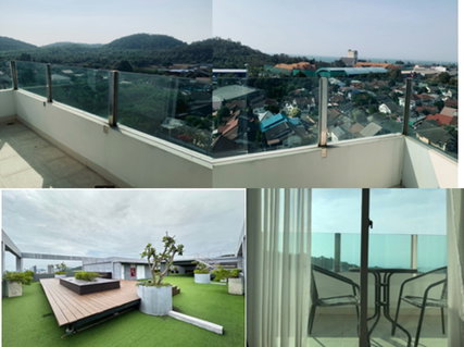 ขายคอนโด ซีฮิลล์ ศรีราชา พื้นที่ 52 ตร.ม ห้องริม ชั้น 5 ตึก C, วิวทะเล & ภูเขา ราคา 3.2 ล้านบาท