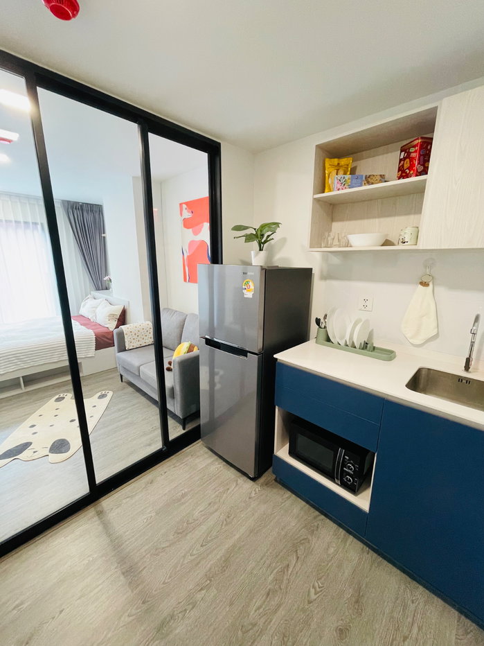 รูป 🤫 เงียบมาก ห้องมุม โซน Private - Corner Unit Kave Wonderland ห้องใหม่แกะกล่อง ตกแต่งและเฟอร์พร้อม - รูปที่ 5/8