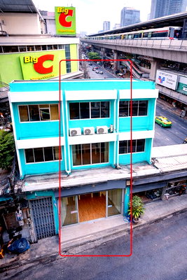 เช่าอาคารพาณิชย์ โลตัสเอ็กเพลส(สุทธิสาร) : BTS สะพานควาย MRTสุทธิสาร เช่าโฮมออฟฟิศ 3 ชั้น อินทามระ12-16 2-3นอน วิภาวดี 2น้ำ 16,999บาท-เดือน