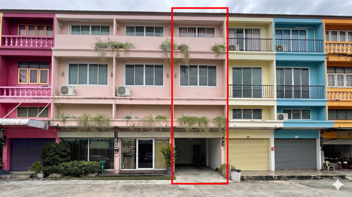 รูป ขายโฮมออฟฟิศ 3 ชั้น ลำลูกกา คลอง 2 อาคารเปล่า ห้องนอนชั้น 3 มีดาดฟ้า - รูปที่ 1/6