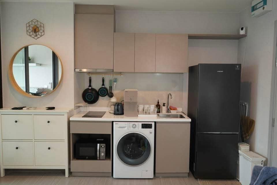 รูป 💮ให้เช่าคอนโด Life Sukhumvit 62 ใกล้ BTS บางจาก ขนาด 39 ตรม. 1 Bedplus ห้องสวย มีเครื่องซักผ้า เช่าเพียง 22000- - รูปที่ 5/15