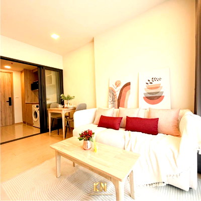 คอนโดให้เช่า : เดอะเบส เออร์เบิร์น พระราม 9 ห้องใหม่ (1 ห้องนอน 1 ห้องน้ำ) 34 ตรม. เพียง 22,000/เดือน ▫️สนใจเช่าติดต่อ @sanhaproperty📲095-6922871 แอดไลน์ตอบไวมาก