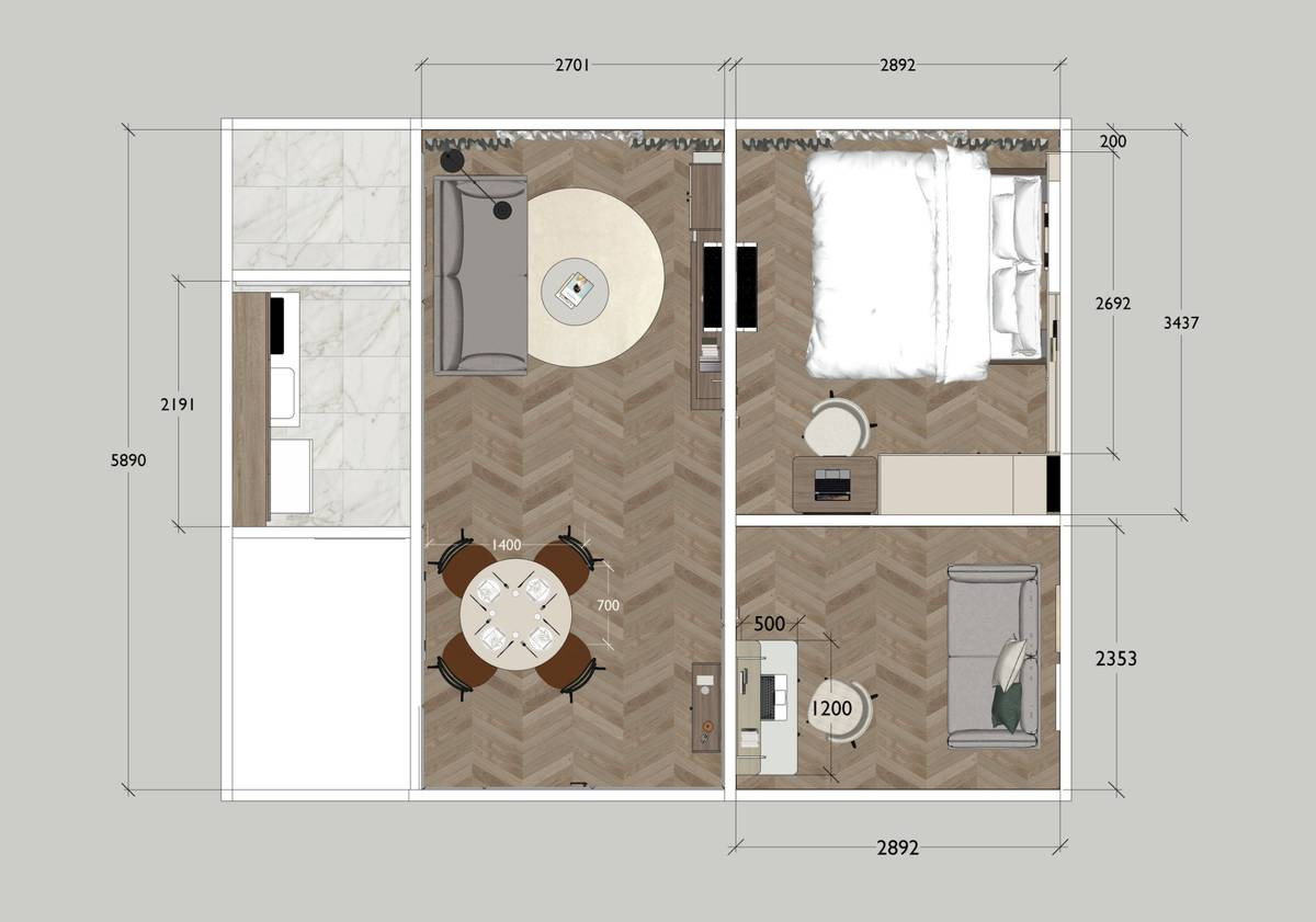 รูป 🏢 ให้เช่าคอนโด : Chateau In Town Phaholyothin 11 (ชาโตว์ อิน ทาวน์ พหลโยธิน 11)   รหัสทรัพย์ | 📌LNP-C12897 - รูปที่ 11/11
