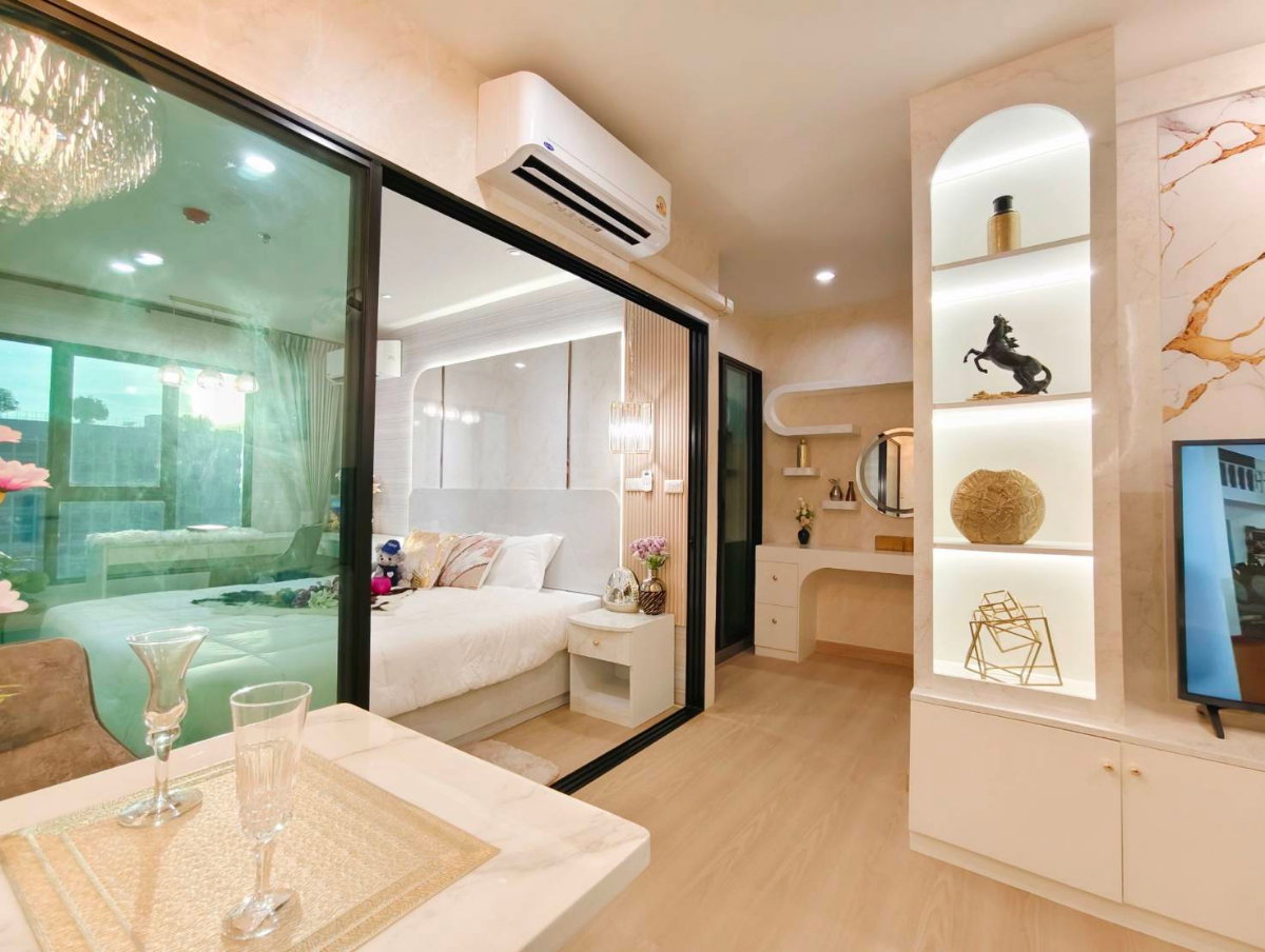 รูป ให้เช่าคอนโด เทอร์ร่า เรสซิเดนซ์ ชั้น 32 ขนาด 33 ตร.ม.ห้องใหญ่ วิวสวย มีเครื่องซักผ้า ติดธรรมศาสตร์รังสิต (TR1294) - รูปที่ 3/13