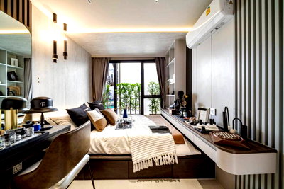 Condos for sale : Down payment sale: Muse Condo Saphan Mai, a low-rise condo opposite Ying Charoen Market, near BTS, fully furnished unit.