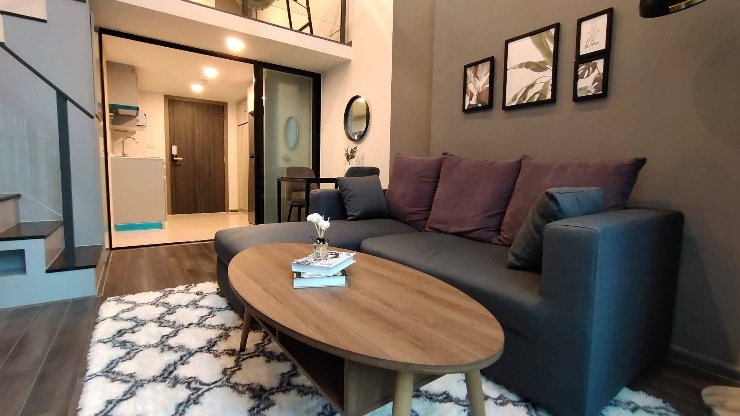 รูป ให้เช่าคอนโด Knightsbridge Space Rama9  ห้องduplex แต่งสวย🌟🎁 - รูปที่ 3/8