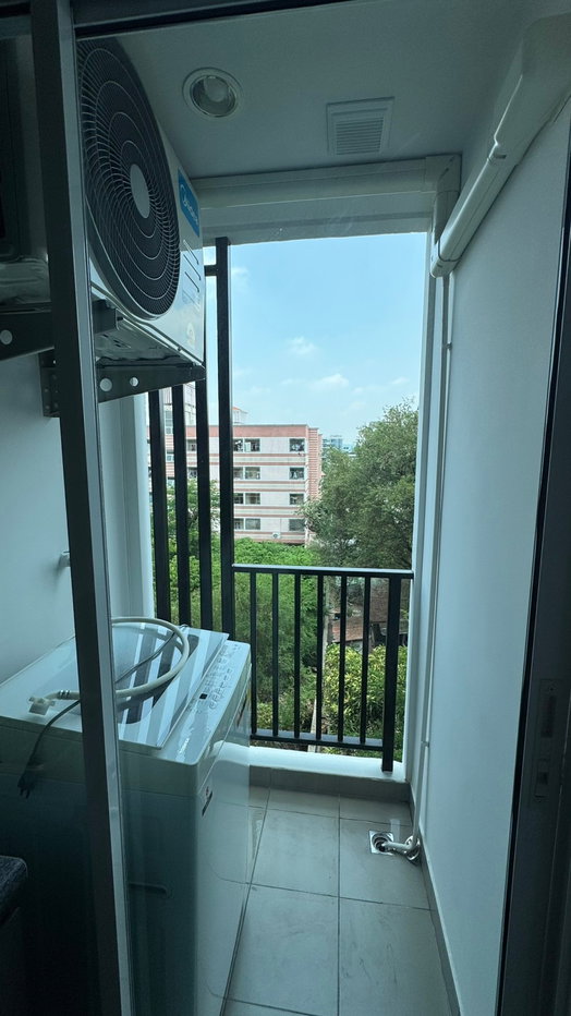 รูป คอนโดใหม่ให้เช่า เดือนละ 8,500.- บาท ติดบีทีเอส แบริ่ง ห้องขนาด 29 ตรม. - รูปที่ 6/9