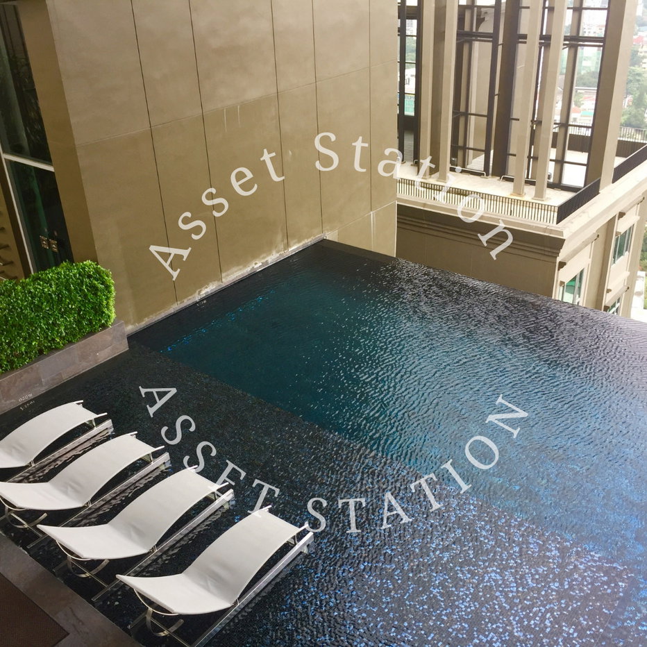รูป 🏢ให้เช่า ห้องหรู The Crest Sukhumvit 34 เฟอร์ครบ พร้อมเซอร์วิสแม่บ้านให้อาทิตย์ละครั้ง 🏙 - รูปที่ 15/19