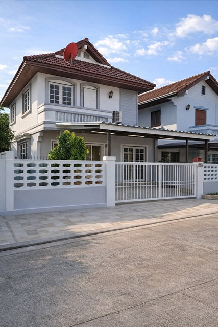 รูป ซอยวัชรพล1-5 เทพรักษ์ แอร์3 บ้านเดี่ยว 3นอน 3 ห้องน้ำ บิ๊กซีวัชรพล 600 ม. 36 ตร.ว. โลตัสวัชรพล 800 ม. - รูปที่ 1/8