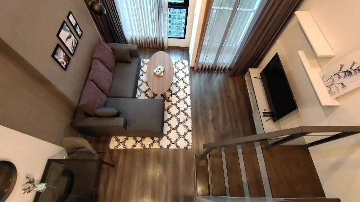 รูป ให้เช่าคอนโด Knightsbridge Space Rama9  ห้องduplex แต่งสวย🌟🎁 - รูปที่ 2/8