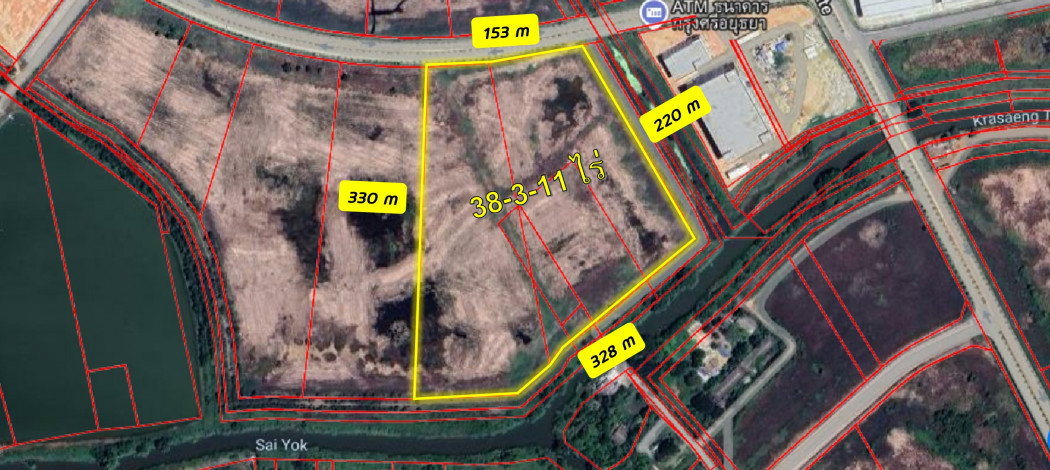 รูป ขาย ที่ดิน ผังสีม่วง 38-3-11 ไร่ เขตนิคมอุตสาหกรรม ใกล้สนามบินสุวรรณภูมิ เหมาะทำโรงงาน - รูปที่ 6/6