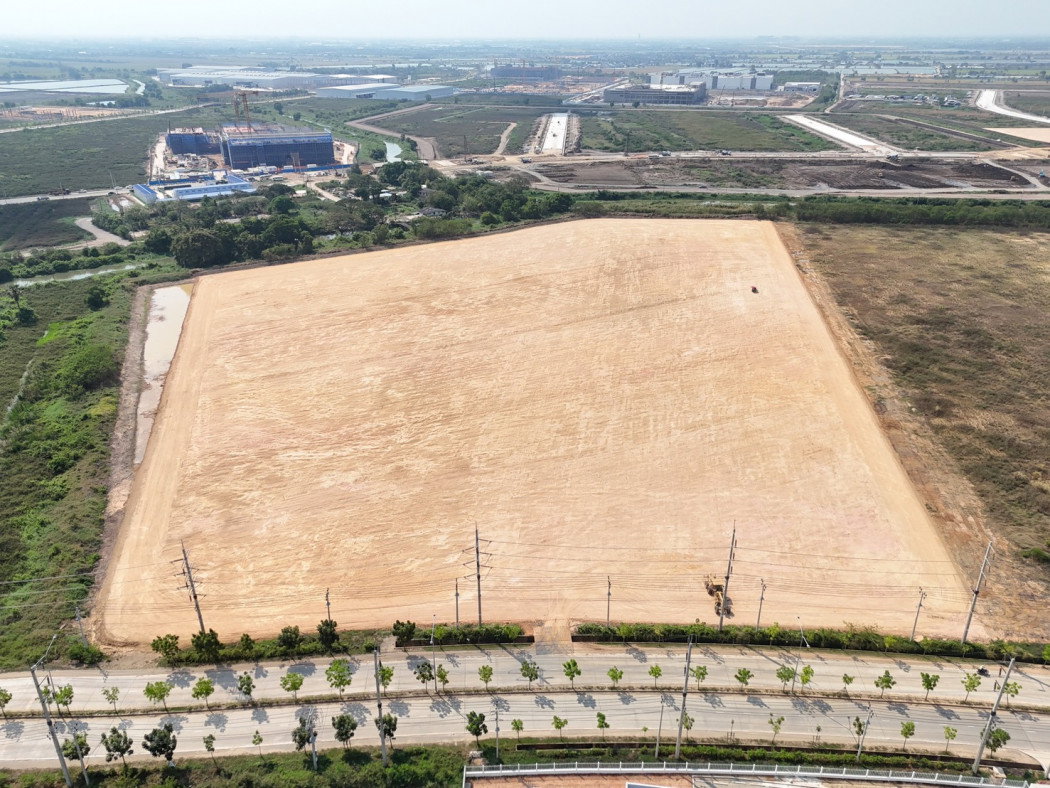 รูป ขาย ที่ดิน ผังสีม่วง 38-3-11 ไร่ เขตนิคมอุตสาหกรรม ใกล้สนามบินสุวรรณภูมิ เหมาะทำโรงงาน - รูปที่ 2/6
