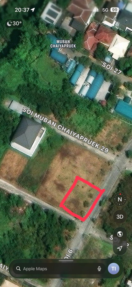 รูป ขายด่วนที่ดิน 122 ตรว. โครงการชัยพฤกษ์บางนา กม.18 เยื้อง ม.หัวเฉียวเฉลิมพระเกียรติฯ - รูปที่ 4/5