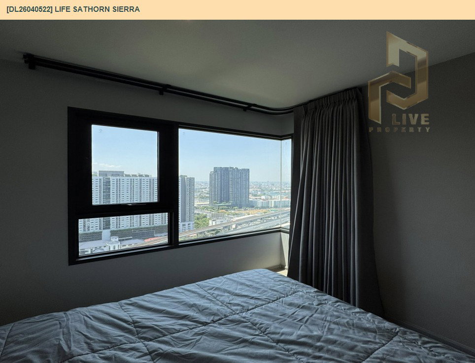 รูป DL26040522 ให้เช่าคอนโด ไลฟ์ สาทร เซียร์รา (Life Sathorn Sierra) ใกล้ BTS ตลาดพลู พร้อมเข้าอยู่ โทรด่วน 0653619502 LineID @897iyzll - รูปที่ 8/9