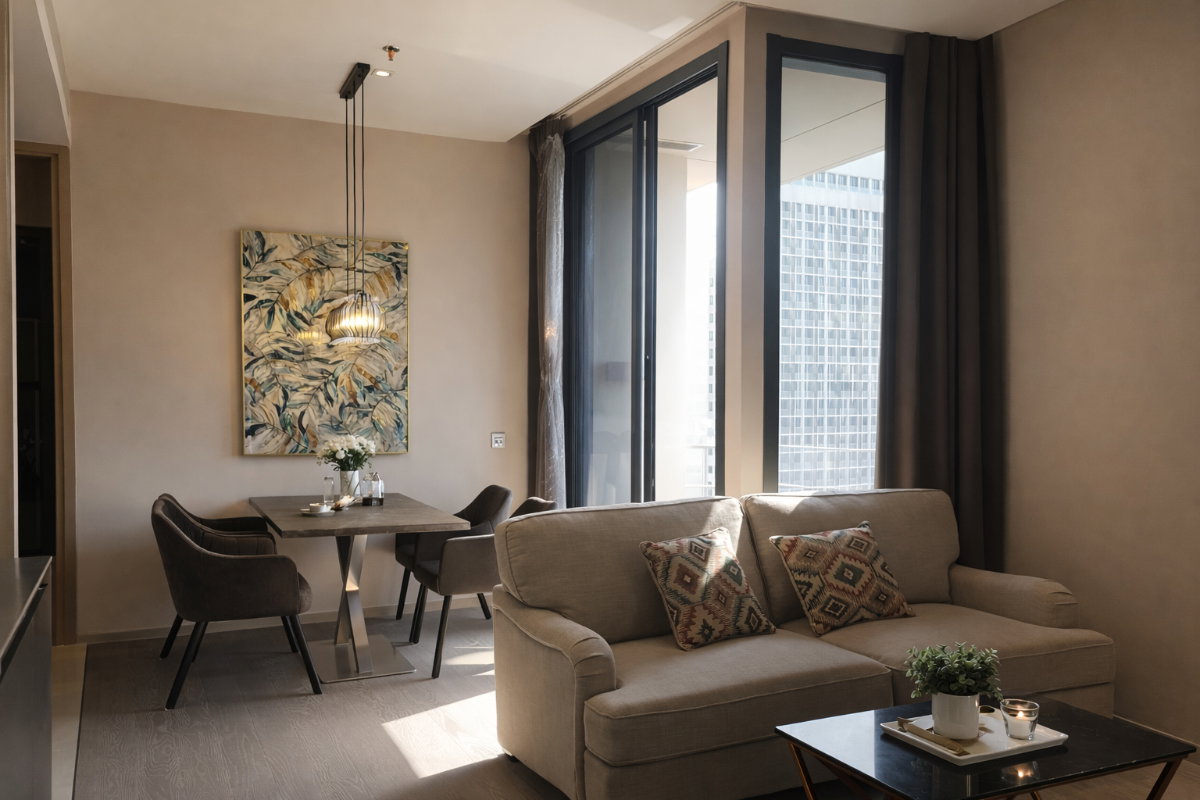 รูป 🍀🍀 Fully furnished💝 ให้เช่า📌 ดิ เอส อโศก (Line:@rent2022)BTS อโศก✨พร้อมเข้าอยู่  ✨ A10975 - รูปที่ 6/12