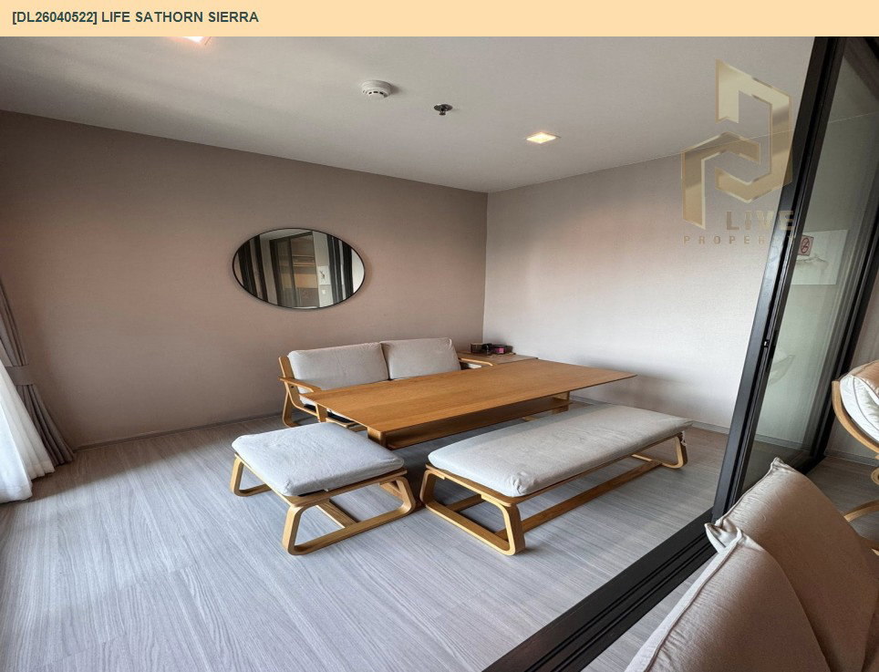 รูป DL26040522 ให้เช่าคอนโด ไลฟ์ สาทร เซียร์รา (Life Sathorn Sierra) ใกล้ BTS ตลาดพลู พร้อมเข้าอยู่ โทรด่วน 0653619502 LineID @897iyzll - รูปที่ 5/9