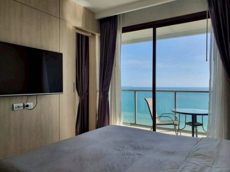 รูป FQ🗺️KT0390📲LineID @556ryccg🌅1ห้องนอน 46.5ตรม ชั้น26⛵วิวทะเล ระเบียงกว้าง🏖️Aeras Jomtien แอราส จอมเทียน - รูปที่ 2/12