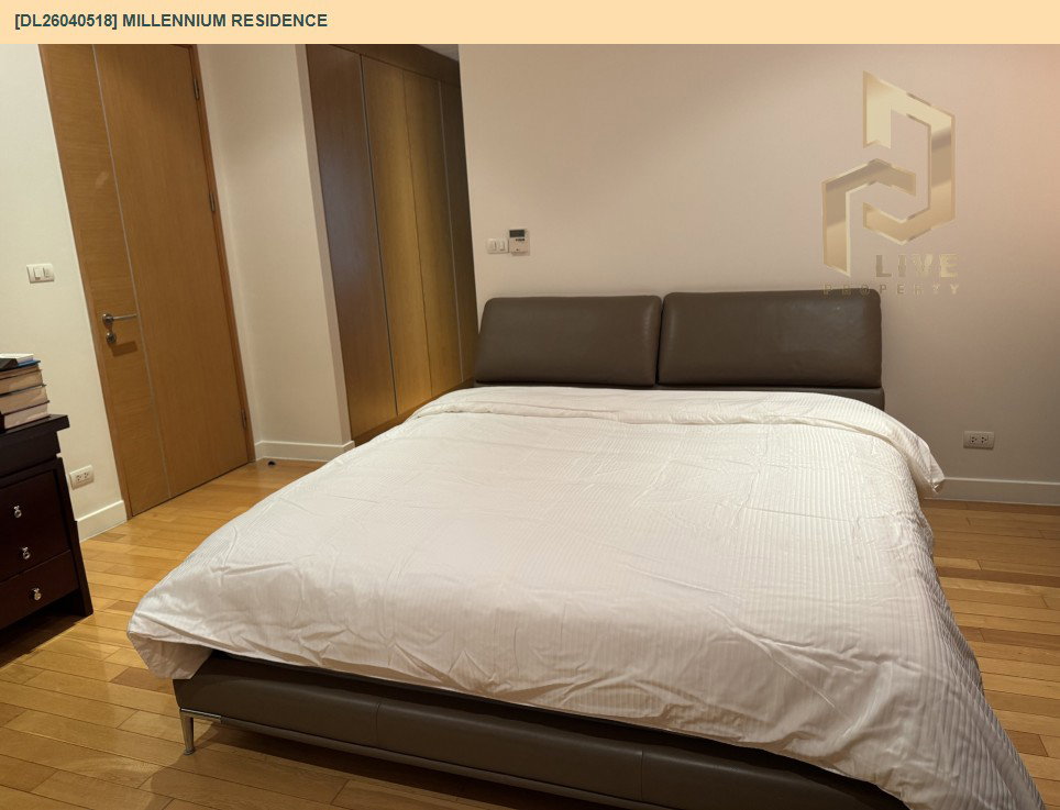 รูป DL26040518 ให้เช่าคอนโด มิลเลนเนียม เรสซิเด้นส์ แอท สุขุมวิท (Millennium Residence) ใกล้ BTS อโศก พร้อมเข้าอยู่ โทรด่วน 0614453194 LineID @162cjixi - รูปที่ 3/15