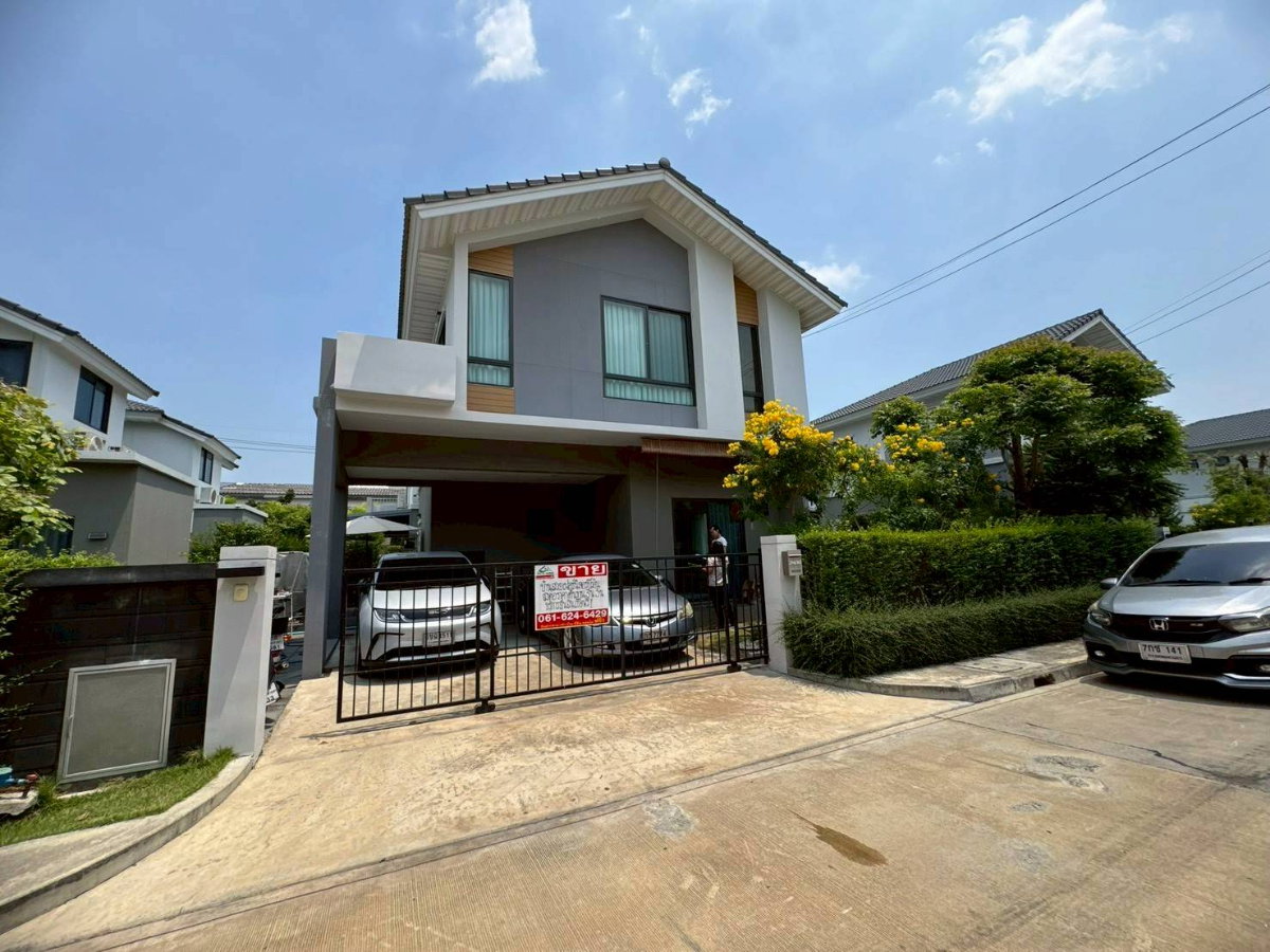 รูป ขายบ้านเดี่ยว หมู่บ้านเพอร์เฟคพาร์ค สุวรรณภูมิ ร่มเกล้า เฟส 5 บ้านใหญ่สุดในโครงการ พร้อมอยู่ (N.2084) - รูปที่ 1/17