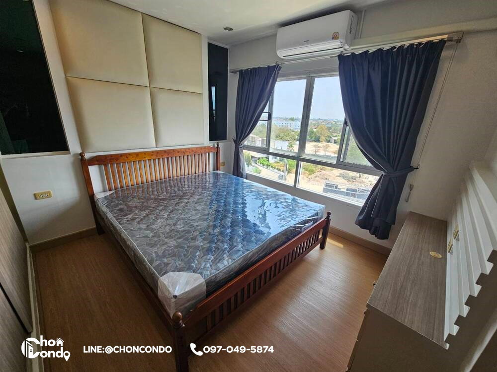 รูป The Room Condo บางแสน ชลบุรี ชั้น6 ใกล้ตลาดปาร์คอิน ----------แอร์ใหม่---------Tel/Line 097-049-5874 (FB:@Bangsaen4rent) - รูปที่ 3/12