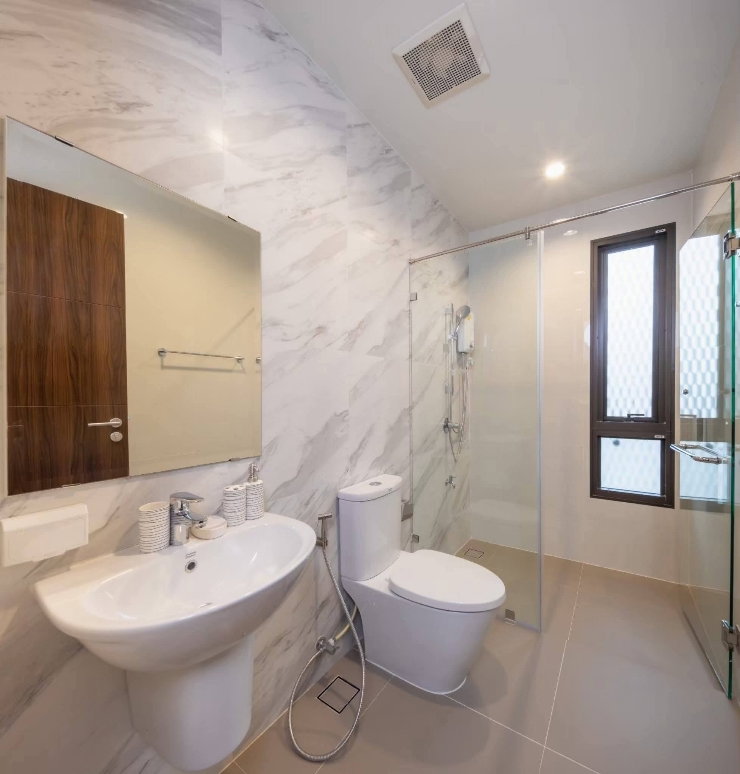 รูป ปล่อยขาย พลูวิลล่า Modern Luxury Pool villa - PALM SPRINGS PRIVATO  ( บ้านตัวTop ของโครงการมีหลังเดียว ) ใกล้กาดฝรั่ง , โรงเรียนนานาติลานนา , สนามบิน - รูปที่ 20/23