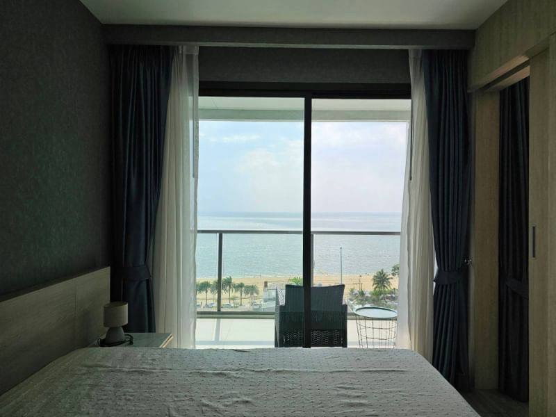 รูป FQ🗺️KT0388📲LineID @556ryccg🌅1ห้องนอน 46.5ตรม ชั้น8⛵วิวทะเล ระเบียงกว้าง🏖️Aeras Jomtien แอราส จอมเทียน - รูปที่ 5/12