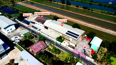 อาคารพาณิชย์ ปทุมธานี : บ้านพร้อมโรงงาน 2ไร่ ลำลูกกาคลอง10