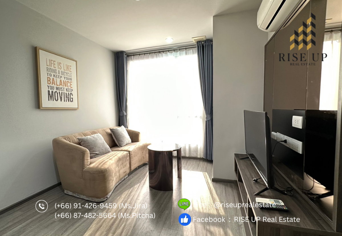 รูป คอนโดปล่อยเช่า 📣 Ideo Mobi Sukhumvit 40, 1 ห้องนอน, 1 ห้องน้ำ, ขนาด 35 ตรม. 🔥19,000 บาท/เดือน🔥 - รูปที่ 3/14