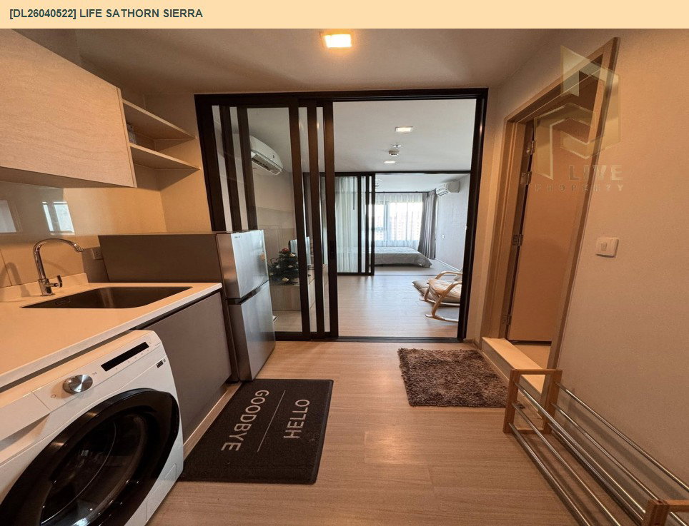 รูป DL26040522 ให้เช่าคอนโด ไลฟ์ สาทร เซียร์รา (Life Sathorn Sierra) ใกล้ BTS ตลาดพลู พร้อมเข้าอยู่ โทรด่วน 0653619502 LineID @897iyzll - รูปที่ 4/9
