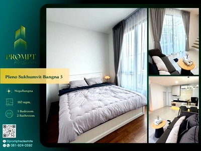 บ้านเดี่ยวให้เช่า : OP02096 - Pleno Sukhumvit-Bangna 3 : MegaBangna