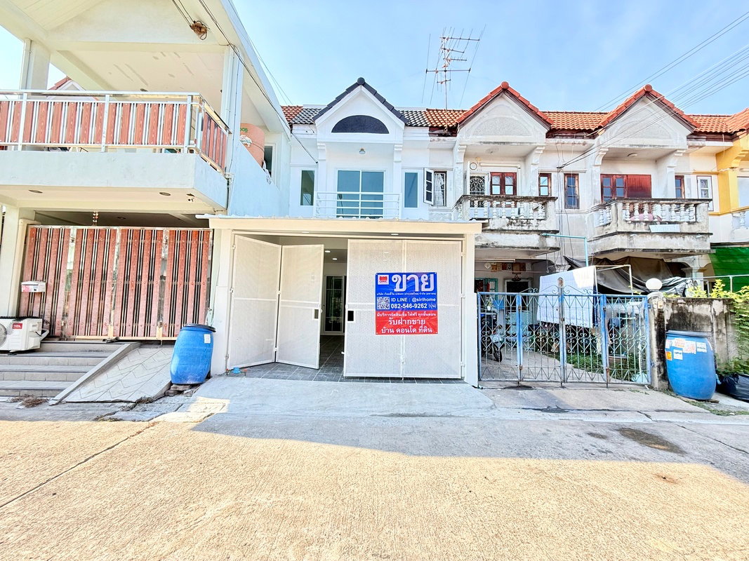 รูป ขายทาวน์เฮ้าส์ สุขสันต์ 6 รีโนเวทใหม่ต่อเติมครบ 18 ตรว. ใกล้MRTสถานีหลักสอง - รูปที่ 1/14