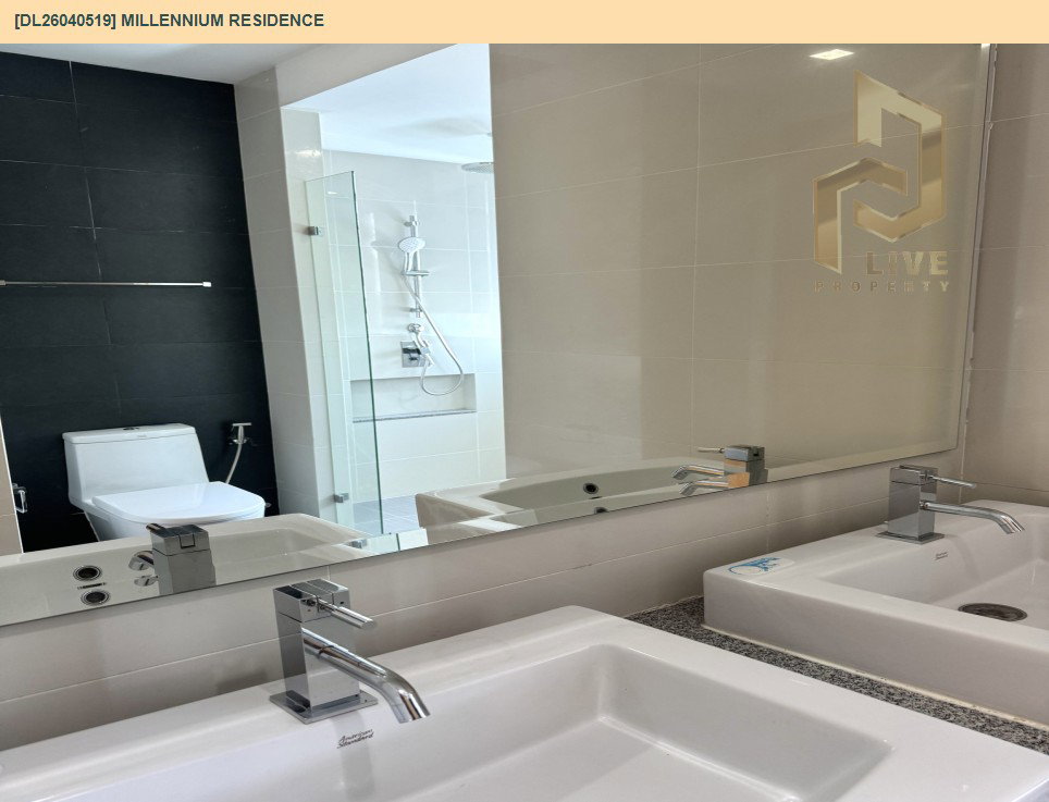 รูป DL26040519 ขายคอนโด มิลเลนเนียม เรสซิเด้นส์ แอท สุขุมวิท (Millennium Residence) ใกล้ BTS อโศก พร้อมเข้าอยู่ โทรด่วน 0614453194 LineID @162cjixi - รูปที่ 8/15