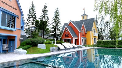 Townhouses for rent : 3-bedroom house, special price 30,000 baht 🔥