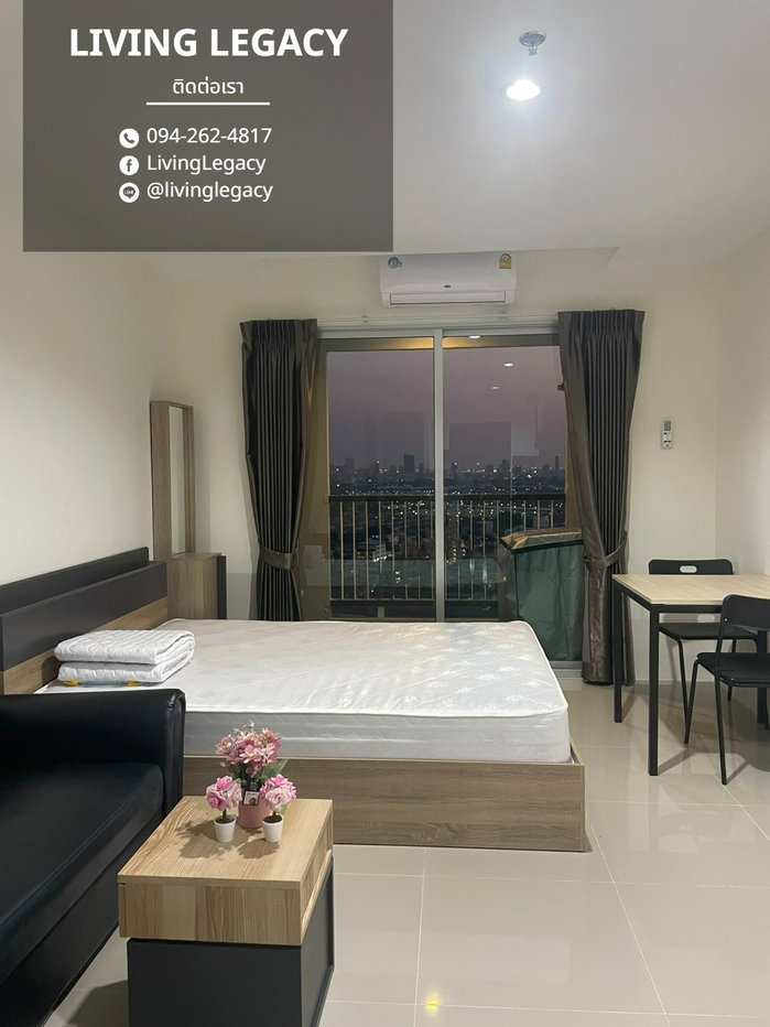 รูป T2EZPF ให้เช่าคอนโด Asakan Place Srinakarindra 28 ตร.ม. ชั้น 24 line id : @livinglegacy - รูปที่ 3/17
